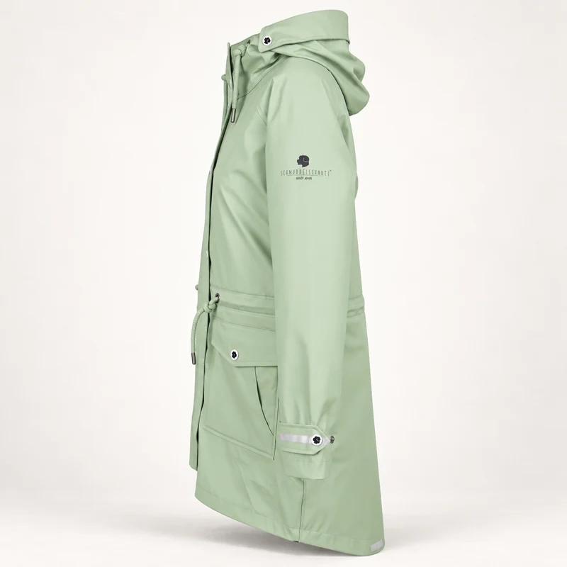 Regenmantel Damen Mint