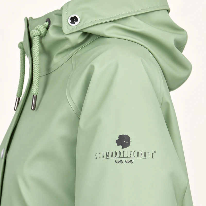 Regenmantel Damen Mint