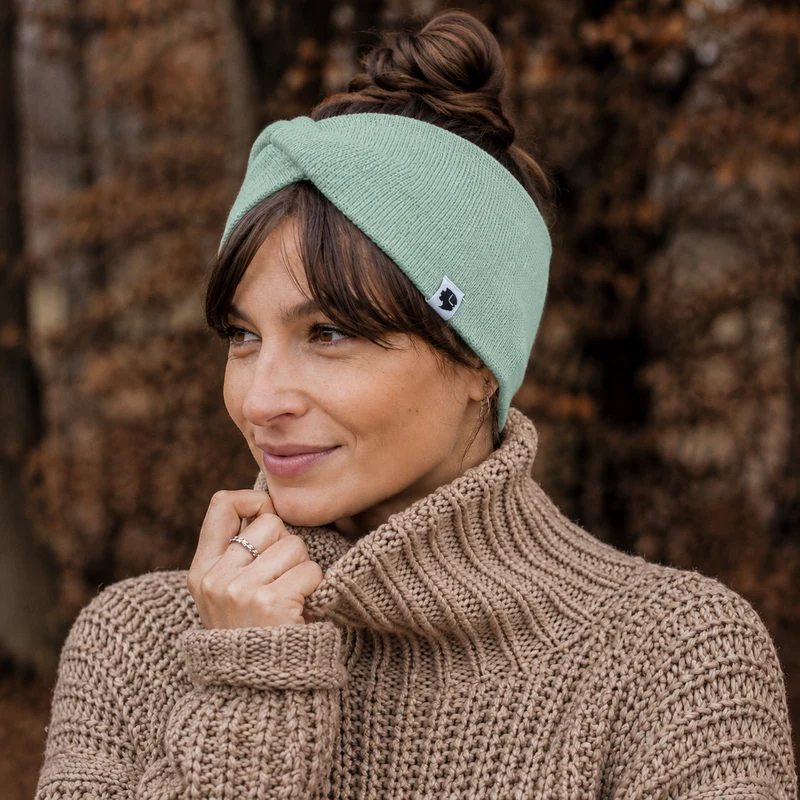 Stirnband Knoten Mint