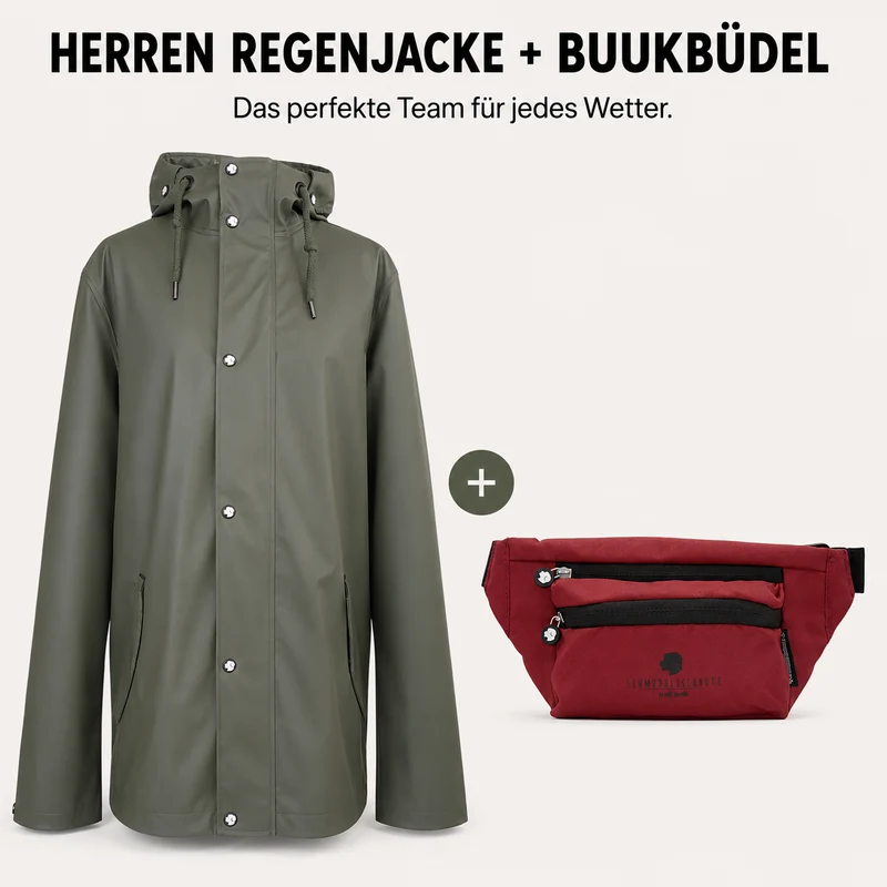 Herren Regenjacke/Buukbüdel