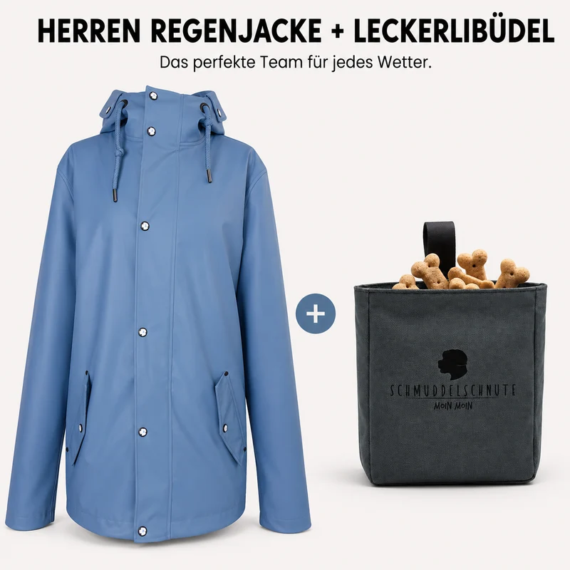 Herren Regenjacke/Leckerlibüdel
