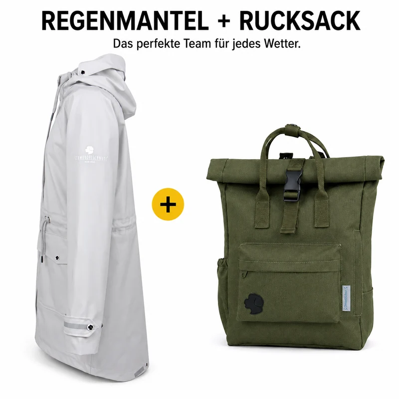 Regenmantel / Rucksack