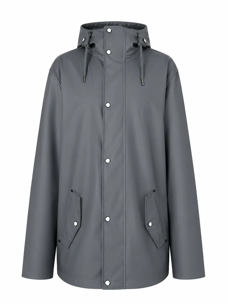 Regenjacke Mann Anthrazit