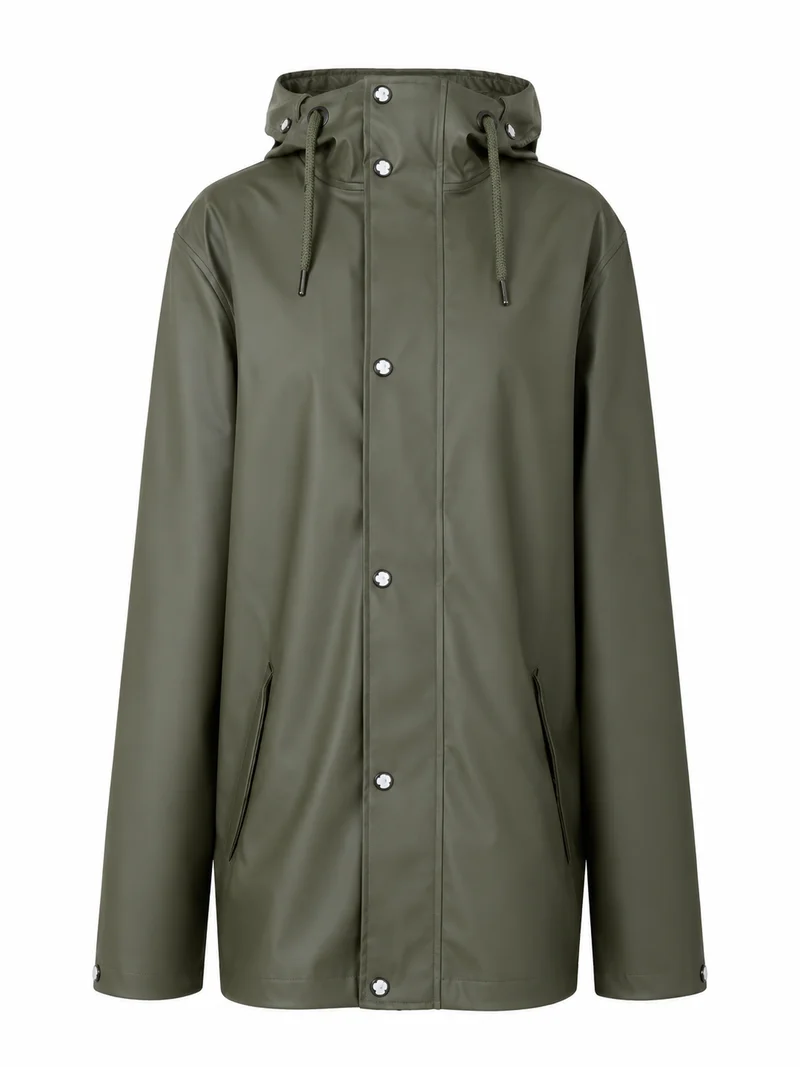 Regenjacke Mann Olive