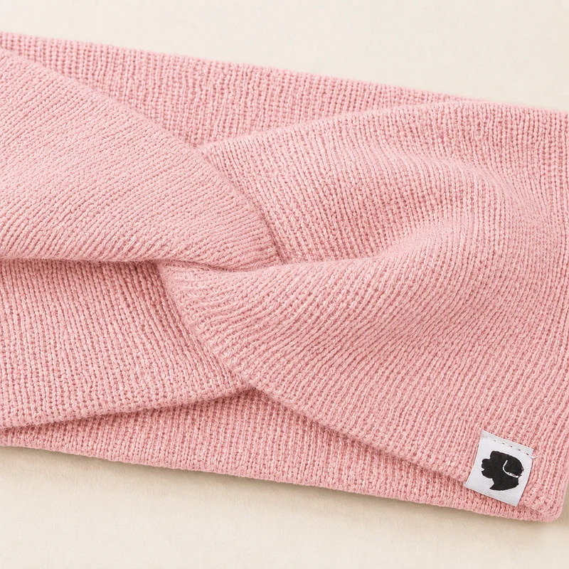 Stirnband Knoten Rosa