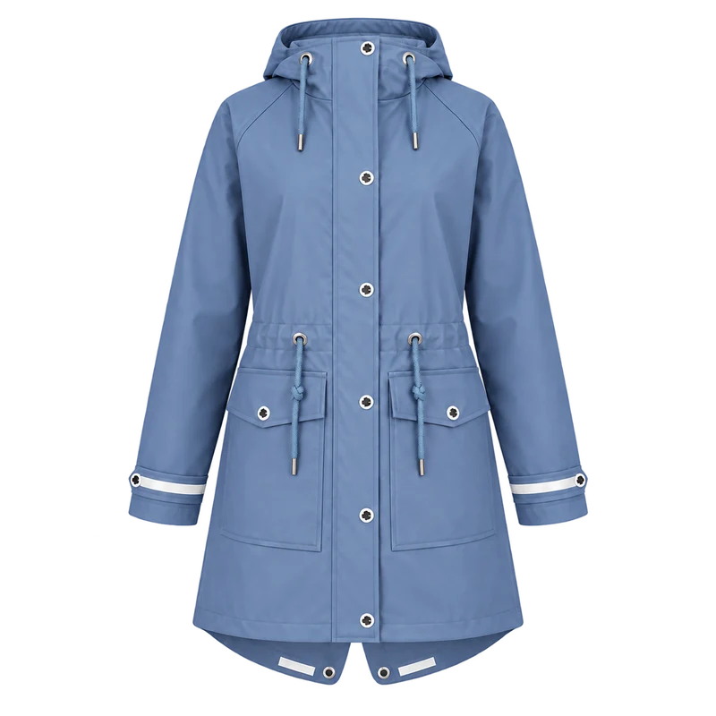 Regenmantel Damen Smoked blue