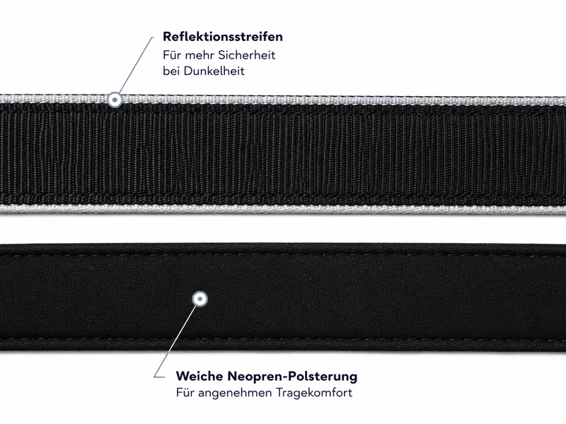 Hundeleine "Allrounder" Schwarz