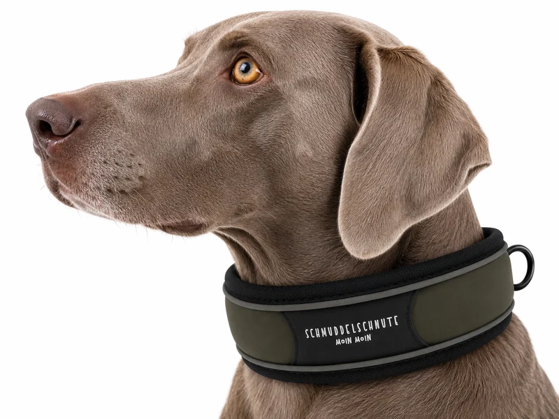 Hundehalsband "Allwedda" Olive