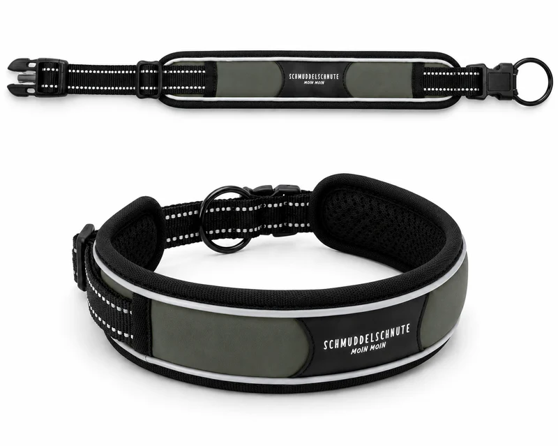 Hundehalsband "Allwedda" Olive