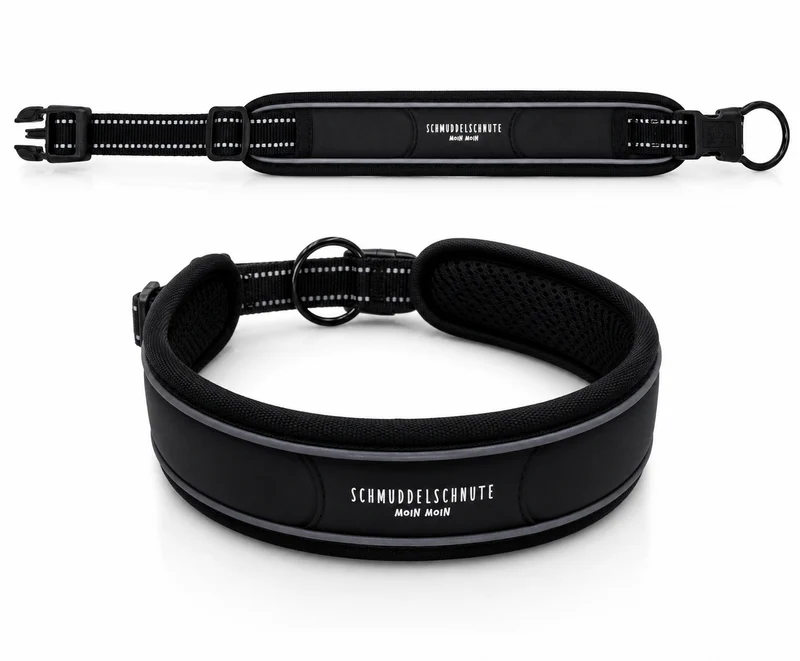 Hundehalsband "Allwedda" Schwarz