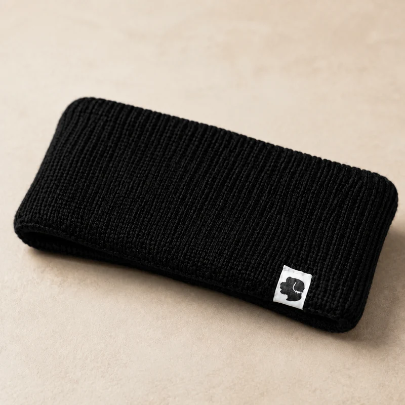 Stirnband Schwarz