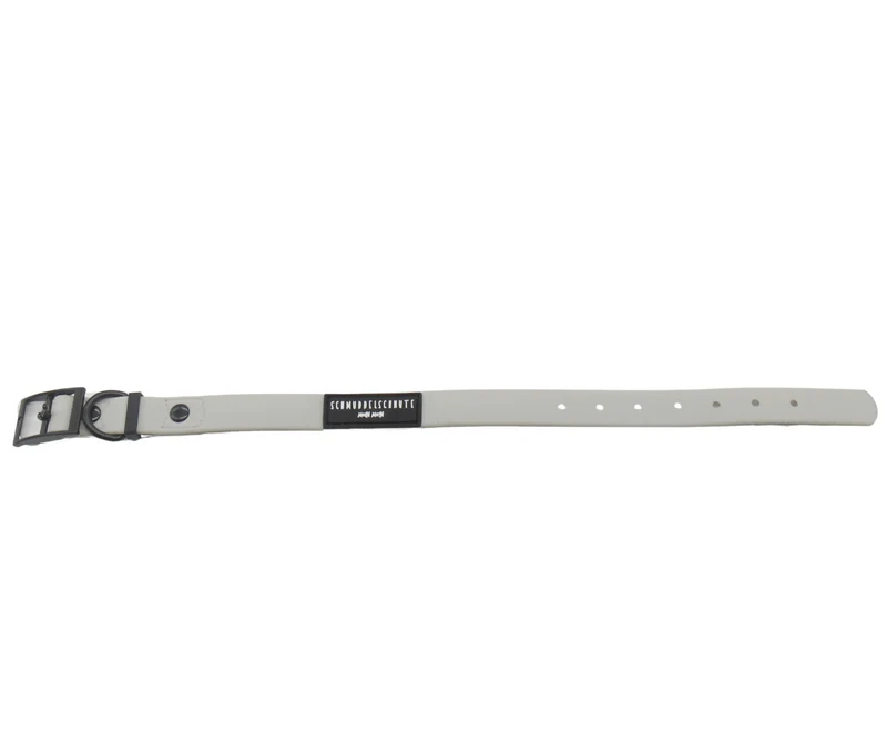 Hundehalsband "Schietwedda" Grau
