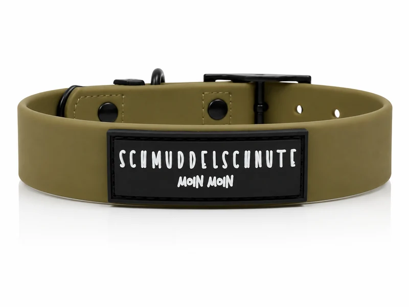 Hundehalsband "Schietwedda" Khaki
