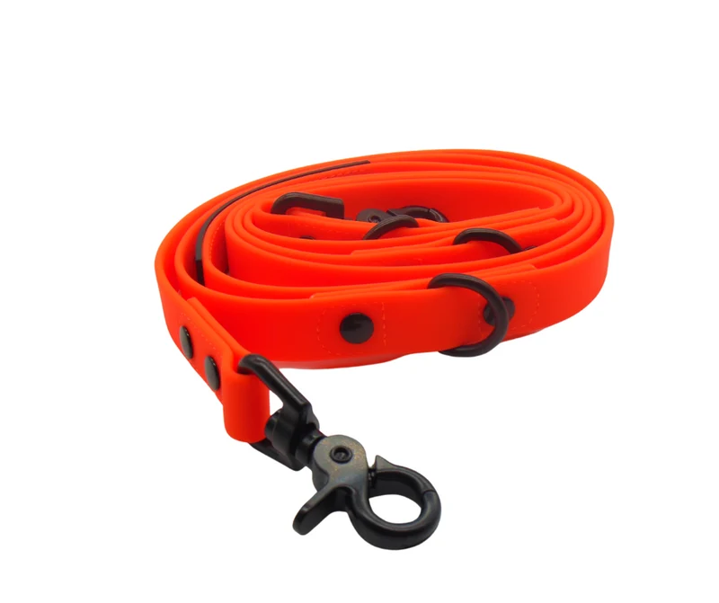 Hundeleine "Schietwedda" Neon Orange