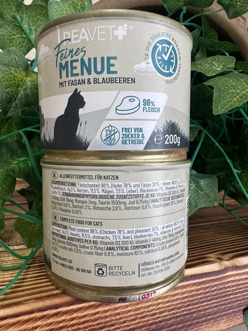 REAVET - Katzennassfutter Feines Menü 200g