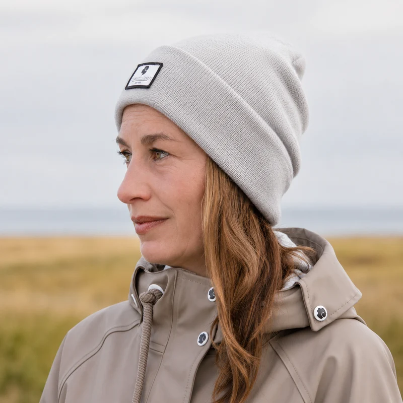 Beanie Grau