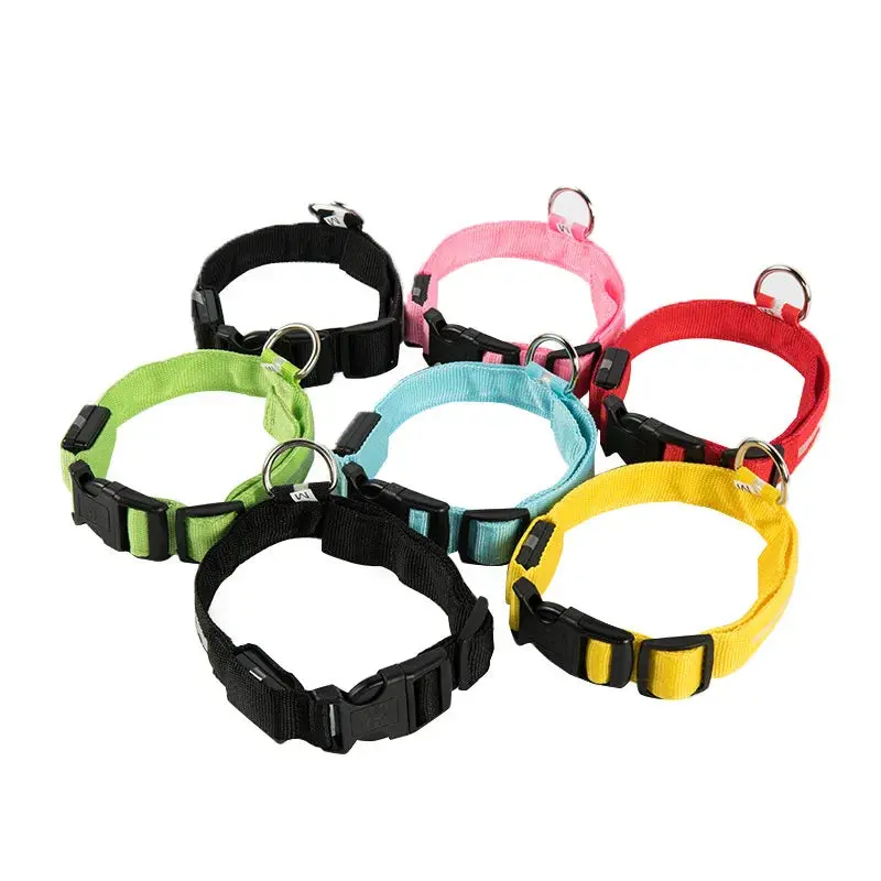 Nylon-LED-Nachtsicherheits-Hundehalsband