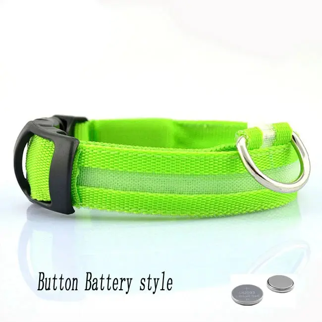 Nylon-LED-Nachtsicherheits-Hundehalsband
