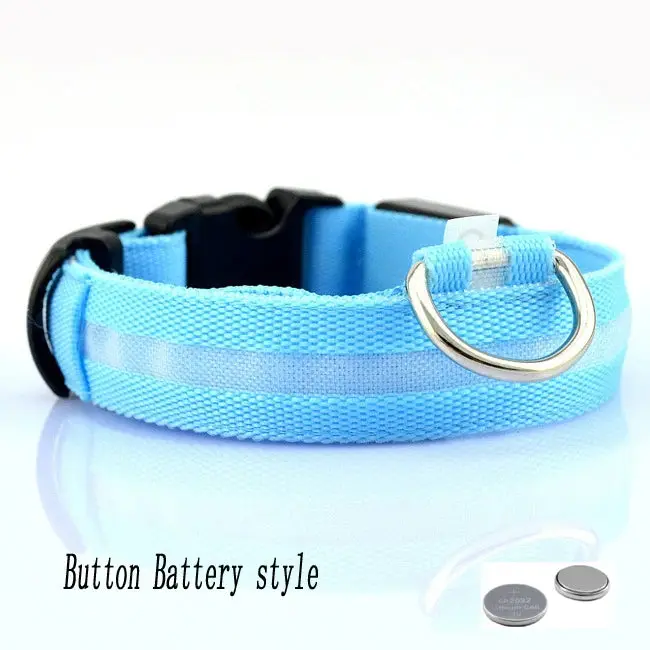Nylon-LED-Nachtsicherheits-Hundehalsband