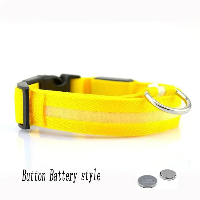 Nylon-LED-Nachtsicherheits-Hundehalsband