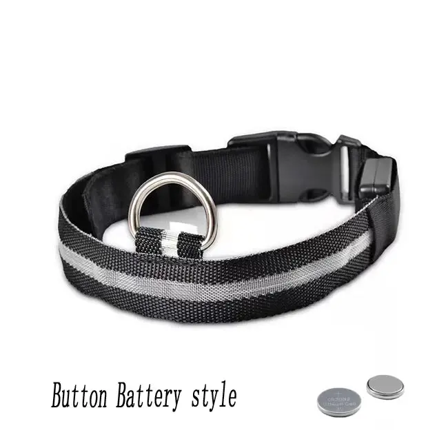 Nylon-LED-Nachtsicherheits-Hundehalsband