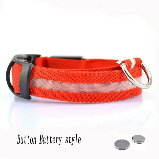 Nylon-LED-Nachtsicherheits-Hundehalsband