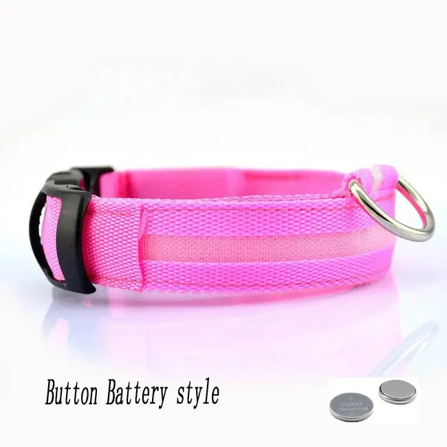Nylon-LED-Nachtsicherheits-Hundehalsband