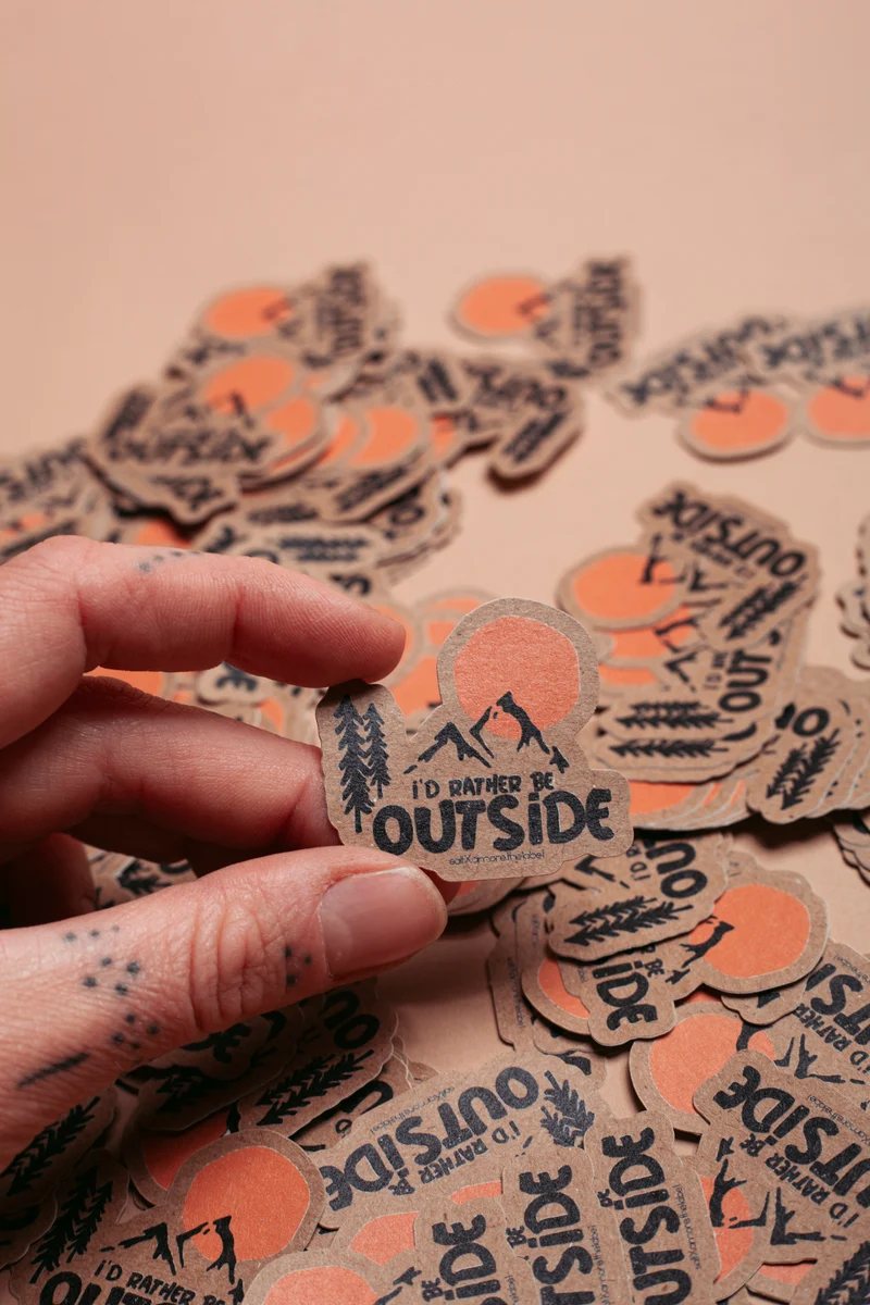 I’d Rather Be Outside | Sticker