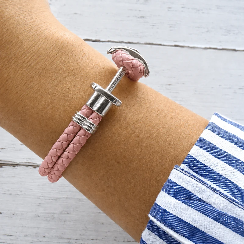 "Ankertau" Armband Rosa