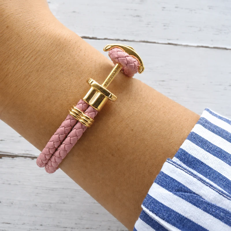 "Ankertau" Armband Rosa