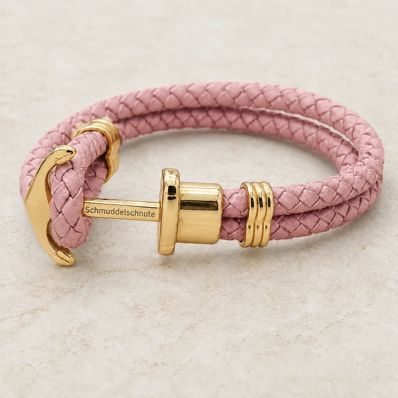 "Ankertau" Armband Rosa
