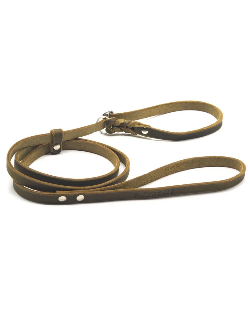 Retrieverleine aus Fettleder 'Bayo'