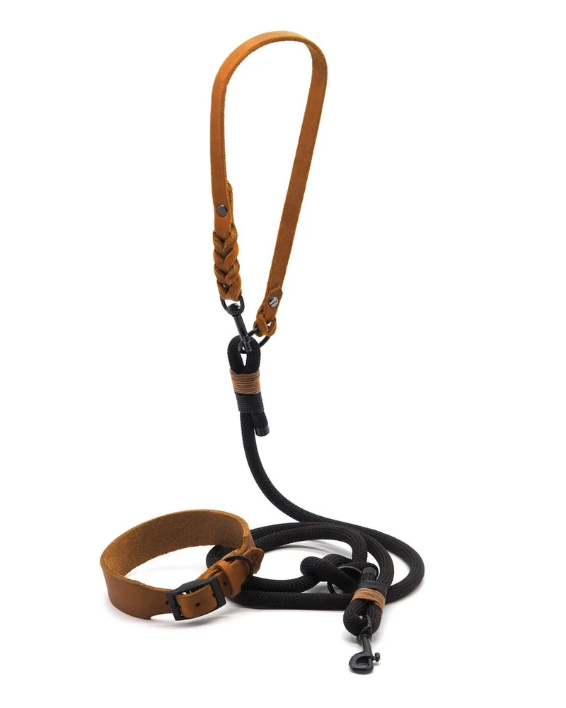 Set | Lederhalsband & Tauleine 'Baya'