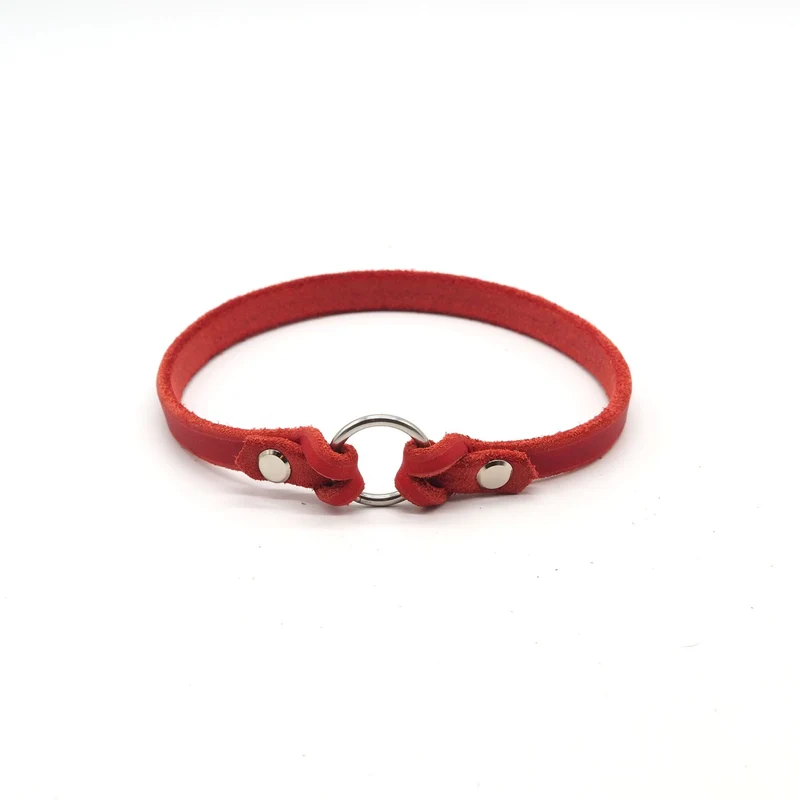 Markenhalsband aus Fettleder