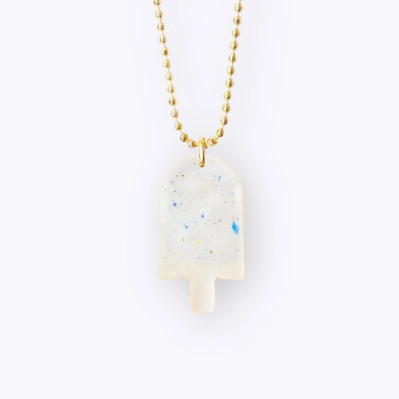 Discodip Popsicle Porzellan Halskette