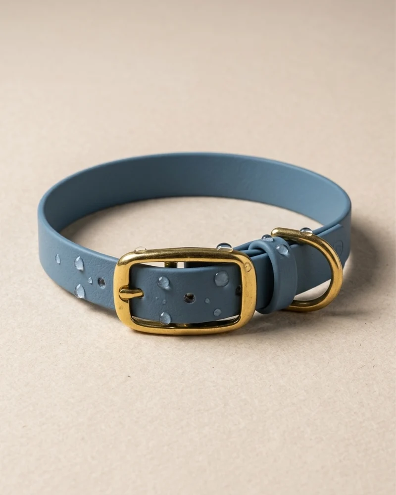 Biothane® Halsband 'Dusty Blue'