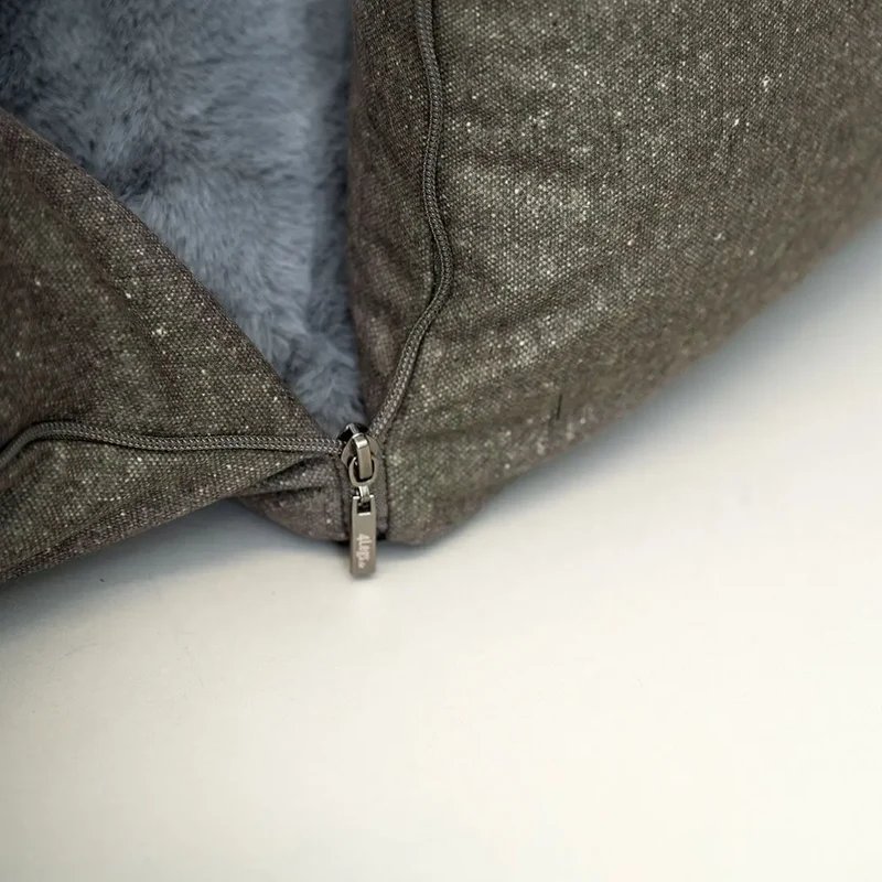 Hundeautositz „Big Flanell" – XXL Khaki