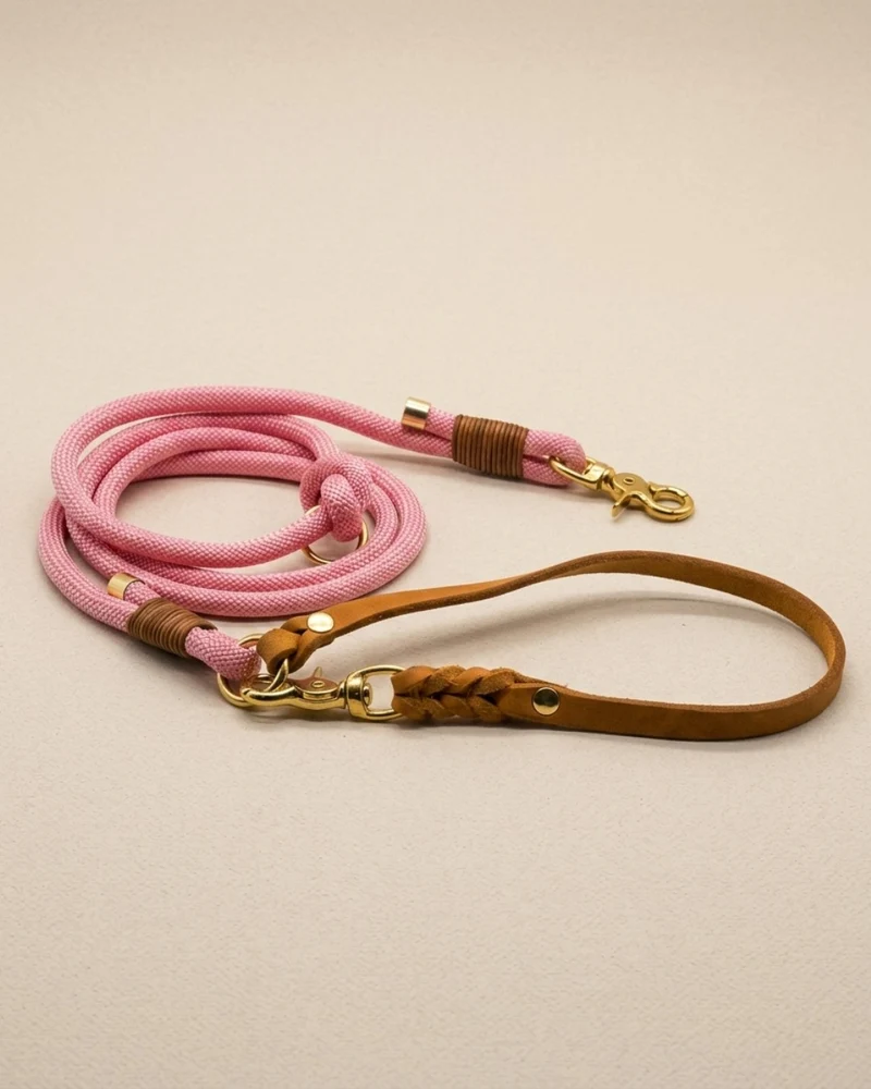 B:Ware | Tauleine 'Rosy' mit Lederhandschlaufe