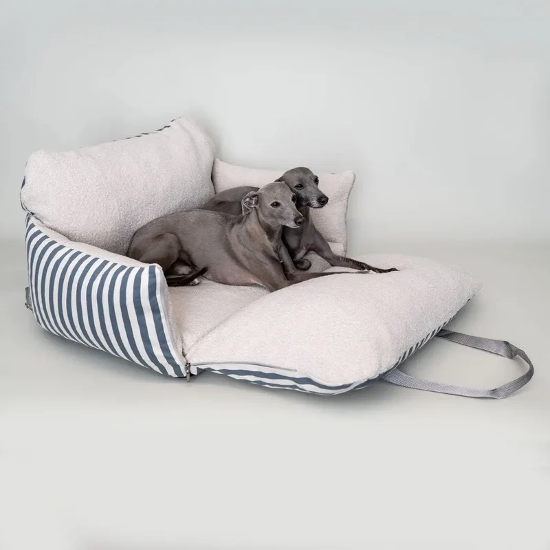 Hundeautositz „Deauville – XXL-bleu