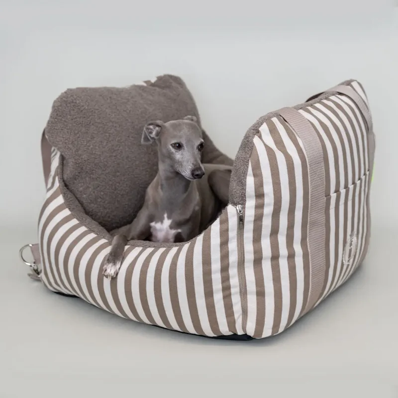 ISOFIX-Hundeautositz „Deauville" – XL-Beige