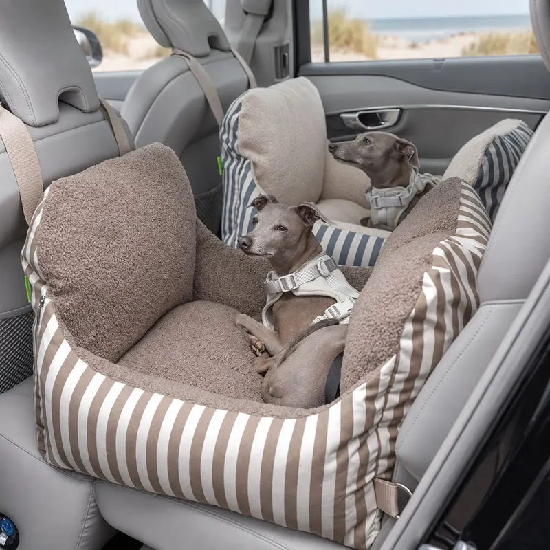 ISOFIX-Hundeautositz „Deauville" – XL-Beige