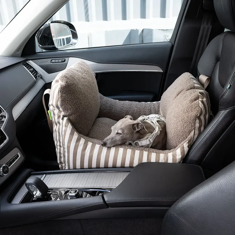 ISOFIX-Hundeautositz „Deauville" – XL-Beige