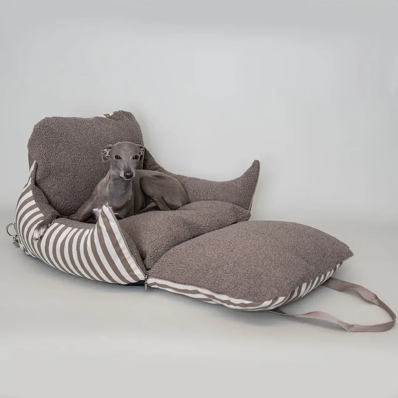 ISOFIX-Hundeautositz „Deauville" – XL-Beige