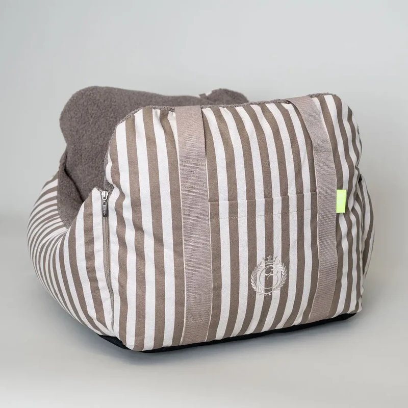 ISOFIX-Hundeautositz „Deauville" – XL-Beige