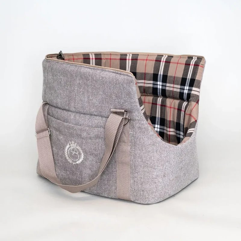 lunch & dinner "Notting Hill" Hundetasche TAUPE