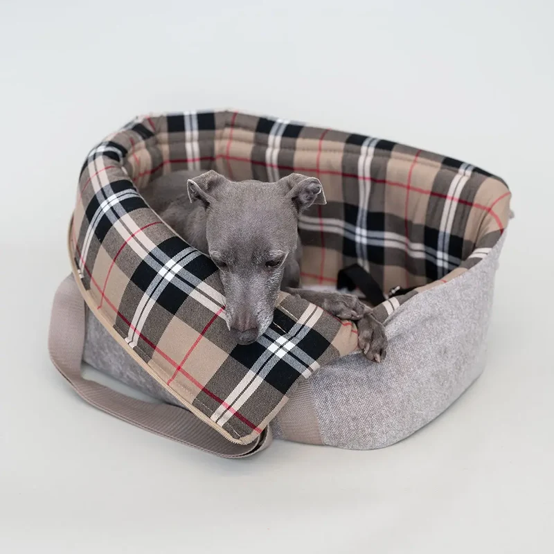 lunch & dinner "Notting Hill" Hundetasche TAUPE