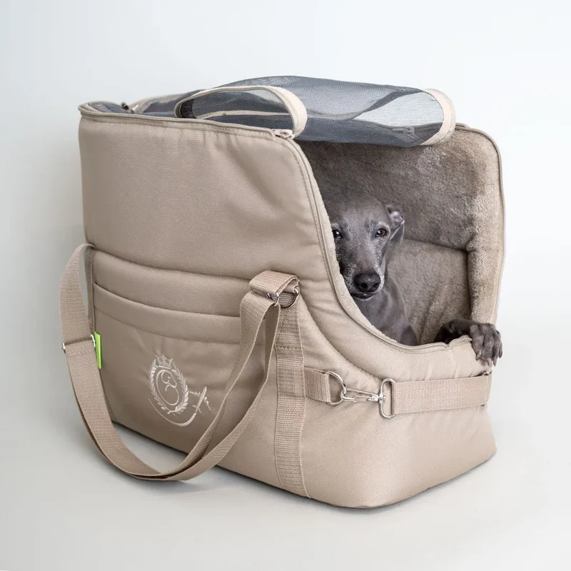 Hundeflugtasche AIR XL-LONG Summer – Beige