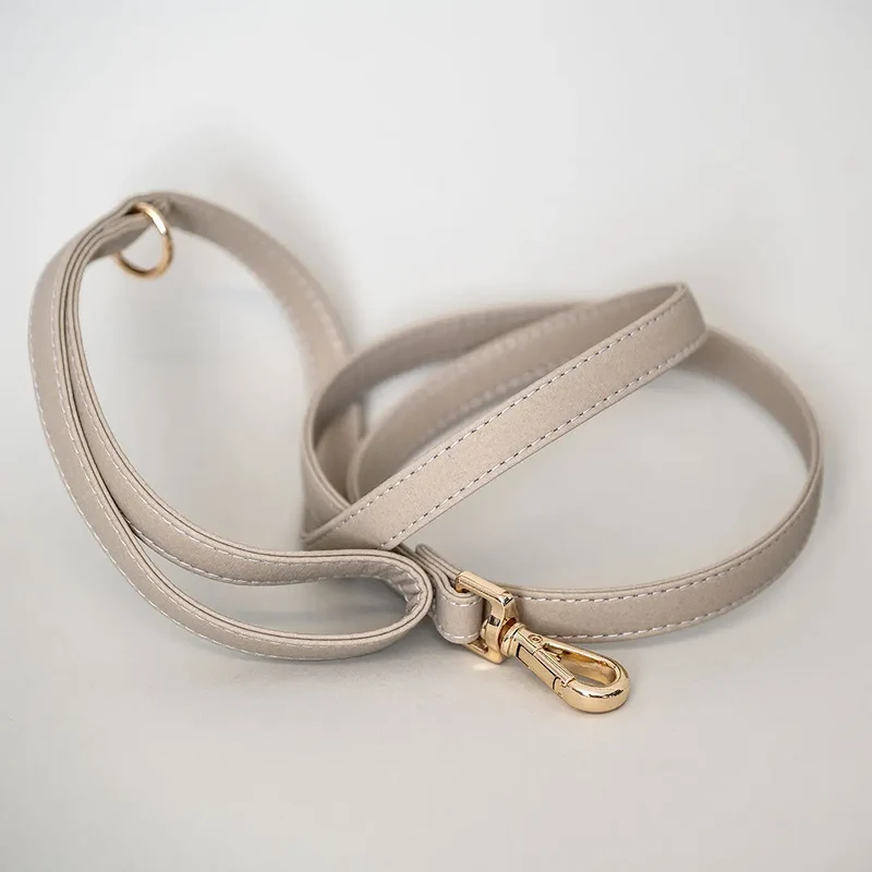 Hundeleine „Vegan“ TAUPE