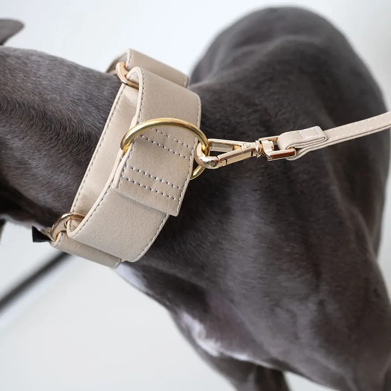 Martingale Halsband - "Vegan" TAUPE