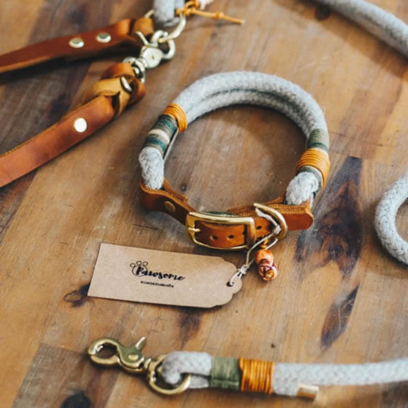 DESIGN YOUR OWN | Verstellbares Halsband & Tauleine